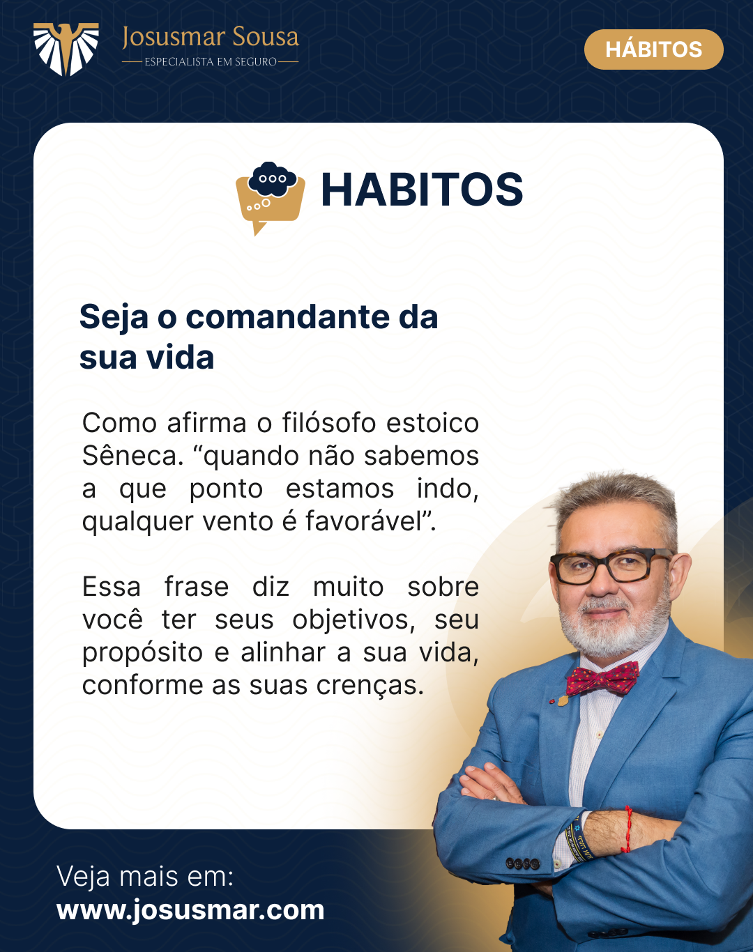 Seja o comandante da sua vida - Capa